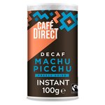 Cafedirect Fairtrade Decaf Machu Picchu Instant Coffee