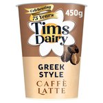 Tims Dairy Greek Style Caffe Latte Yoghurt