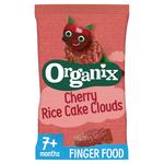 Organix Cherry Rice Cake Clouds Baby Snack 7 months+