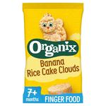 Organix Banana Rice Cake Clouds Baby Snack 7 months+