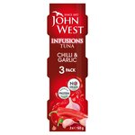 John West Infusions Tuna Chilli & Garlic 3 Pack