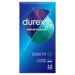 Durex Originals Condoms With Silicone Lube Close Fit