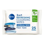 NIVEA Biodegradable Refreshing Face Cleansing Wipes