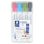 STAEDTLER Lumocolor whiteboard marker bullet tip 4pcs - trend colours