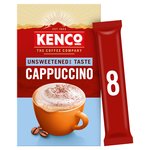 Kenco Cappuccino Unsweetened Instant Coffee Sachets
