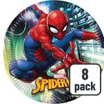 Spiderman 23cm Paper Party Plates