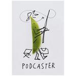 M&S Fishing Rod Podcaster Blank Card