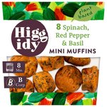Higgidy Spinach & Red Pepper Mini Muffins