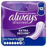 Always Discreet Incontinence Pads Ultimate Day