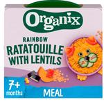 Organix Rainbow Ratatouille With Lentils Baby Food 7 months
