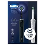 Oral-B Vitality PRO Black & white Electric Toothbrush Duo Pack