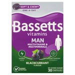 Bassetts Vitamins Man Multivitamins & Multimineral Blackcurrant Flavour