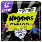 Pampers Ninjamas Pyjama Pants Boys, 10 Pyjama Pants, 4-7 Years, 17-30kg 