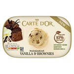 Carte D'Or Vanilla & Brownies Ice Cream Dessert Tub 
