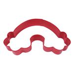 Anniversary House Rainbow Poly-Resin Coated Cookie Cutter Red