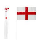 England Flags on Sticks