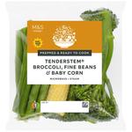 M&S Tenderstem Broccoli Fine Beans & Baby Corn