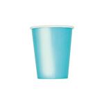 Terrific Teal Recyclable Paper Party Cups
