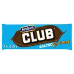 McVitie's Club Salted Caramel Flavour Chocolate Biscuit Bars Multipack