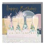 Champagne Bar Birthday Card