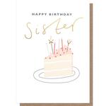 Caroline Gardner Sister Cake Birthday Card