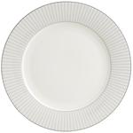 M&S Hampton Bone China Dinner Plate, 1 SIZE, Grey Mix