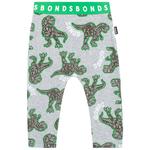 Bonds Leggings T-Rex And Friends New Grey Marle, 0-18 Months