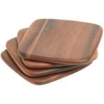 M&S Collection Acacia Wooden Coasters, One Size, Natural