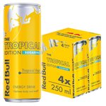 Red Bull Energy Drink Sugar Free Tropical Edition