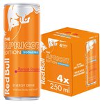 Red Bull Energy Drink Sugar Free Apricot Edition Apricot and Strawberry