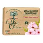 Le Petit Olivier Extra mild soap bars Cherry Blossom