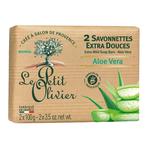 Le Petit Olivier Extra mild soap bars Aloe Vera