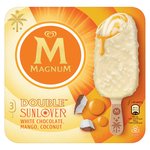 Magnum Double Sunlover White Chocolate, Mango, Coconut Ice Cream Sticks