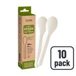 BioPak White Paper Spoons