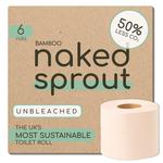 Naked Sprout Unbleached Bamboo Toilet Roll