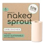 Naked Sprout Unbleached Bamboo Kitchen Roll