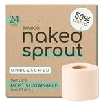 Naked Sprout Extra Long Unbleached Bamboo Toilet Roll