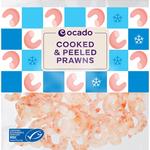 Ocado MSC Frozen Cooked & Peeled Coldwater Prawns