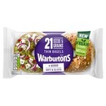 Warburtons Big 21 Seeded Thin Bagels