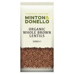 Mintons Good Food Organic Whole Brown Lentils