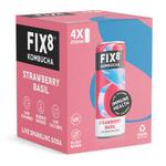 Fix8 Strawberry Basil Kombucha Multipack