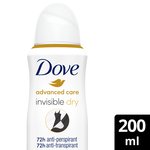 Dove Advanced Antiperspirant Deodorant Invisible Dry Aerosol
