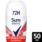 Sure Women 72hr Nonstop Antiperspirant Deodorant Roll On Uplifting & Fresh