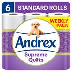 Andrex Supreme Quilts - 6 Roll