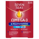 Seven Seas Omega-3 & Multivitamins Man 50+