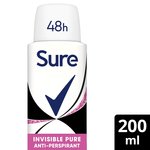 Sure Women Crystal Invisible Pure Spray Anti-Perspirant Deodorant
