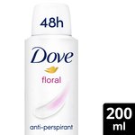 Dove Women Antiperspirant Deodorant Floral Aerosol