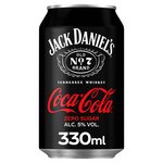 Jack Daniel's & Coca-Cola Zero Sugar