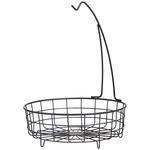 M&S Collection Wire Fruit Basket, One Size, Black