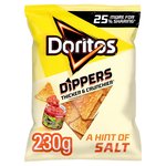 Doritos Dippers Hint of Salt Tortilla Chips Sharing Bag Crisps